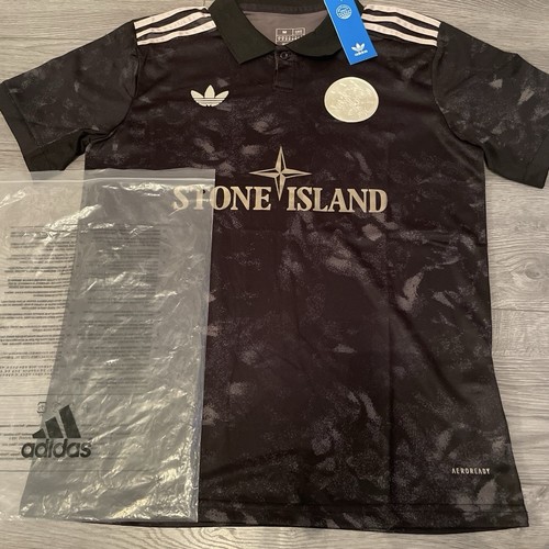 Stone island black jersey top - island,
