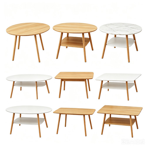 Coffee table single double - coffee,