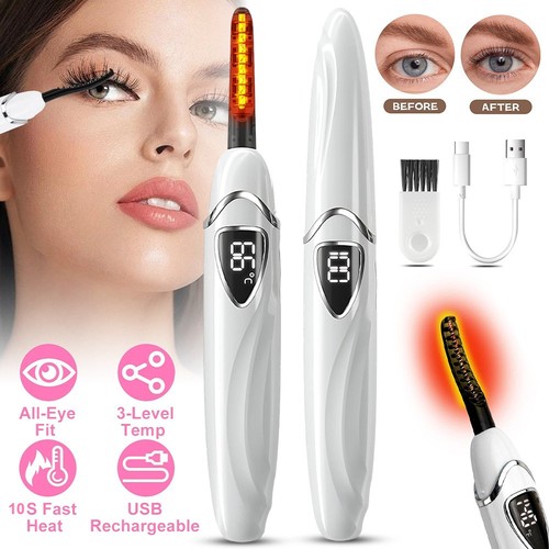 Heated eyelash curler - eyelash, electric