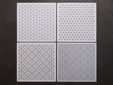 Sashiko Stencils Embroidery