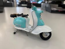 Die cast metal 1/12th pale green / white lambretta scooter ?  boxed