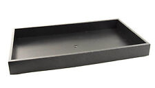 Large Black Plastic Stackable