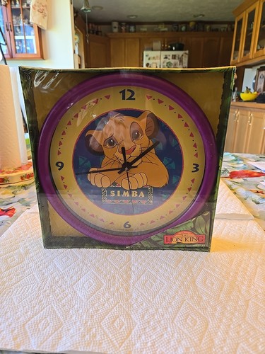 The lion king simba - lion, clock