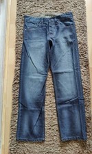 new mens debenhams jeff banks 34R dark blue jeans