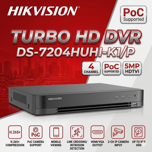 Hikvision 7204huhi p - hikvision, 4ch