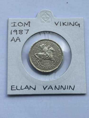 Isle man 1987 1 - isle, pound