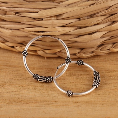 Solid 925 sterling silver bali - 925,