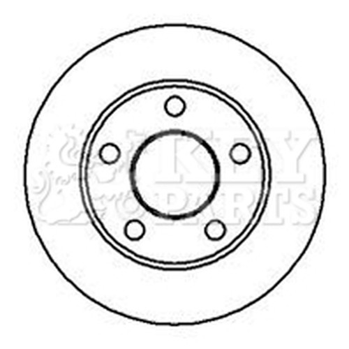 Brake discs solid for - 2x, audi