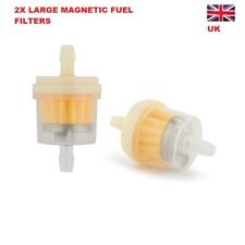 2 X  Universal Inline Fuel Filter 6mm For Motorbike Scooter Quad Dirt Bike