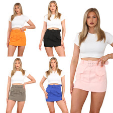 New Ladies High Waisted Cargo