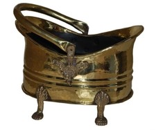 Traditional Brass Coal Bucket