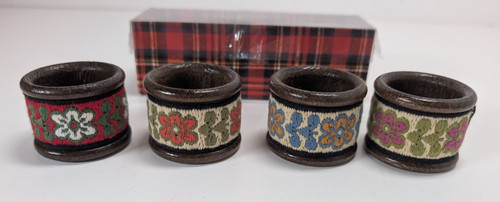 Vintage wooden and fabric - wooden,