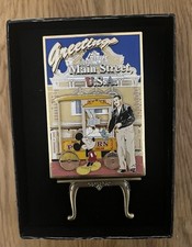 Walt Disney Mainstreet USA Mickey Mouse Popcorn Cart Jumbo Pin