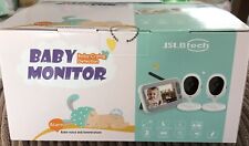 JSLBtech baby video monitor with 2 camera's, walkie talkie,VOX,cry detect,5"scre