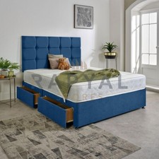 LUXURY FABRIC DIVAN BED SET