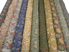 WILLIAM MORRIS Panama Cotton Furnishing Weight Fabric in 41 NEW DESIGNS
