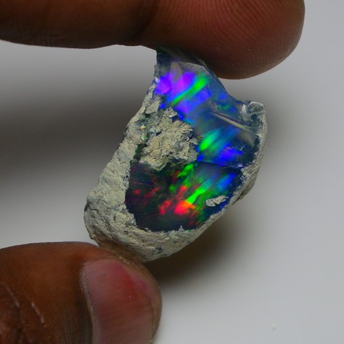 Jewelry grade black opal - opal, rough