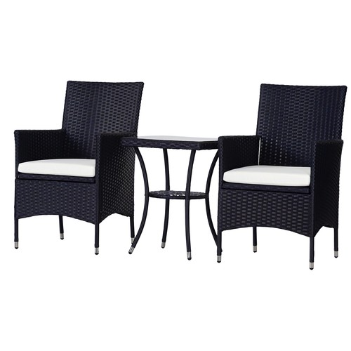 Outsunny rattan bistro set - rattan,