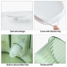 Leak Proof Bottom Tilt Beverage Container Practical Drink Dispenser with Spigot