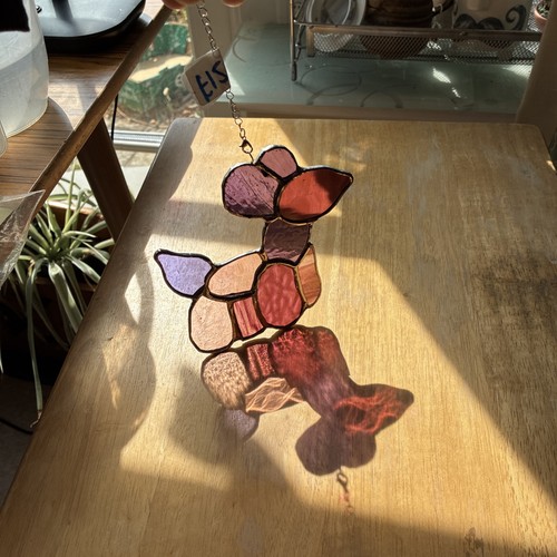 Balloon dog stained glass - stained,
