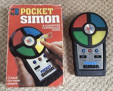 MB Electronics 1980s Pocket Simon Game - Working With Original Box