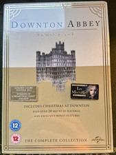 Downton Abbey Series 1-3 Box Set) (DVD, 2012 + 4 cast members hand signed photos