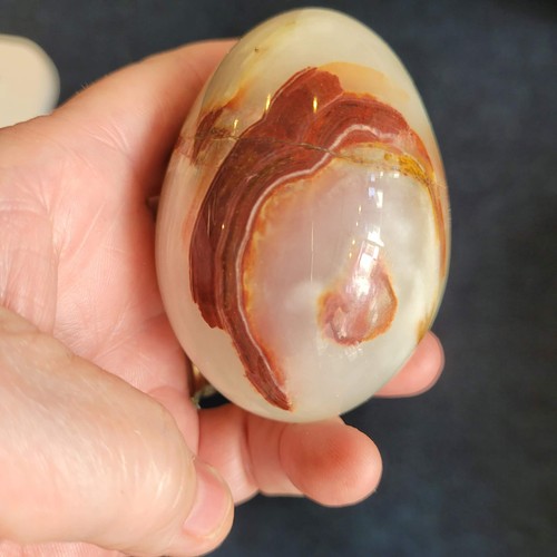 Green onyx egg approx - green, #29