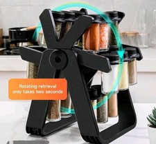 Spice rack 360 rotating - rack,