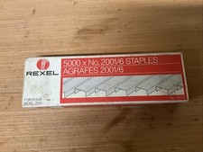 Vintage Rexel Staples No. 200 1/6 fits  full box