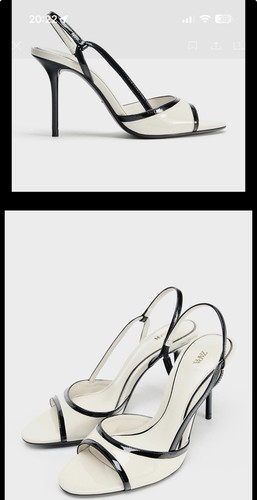 Patent effect heeled sandals - effect,