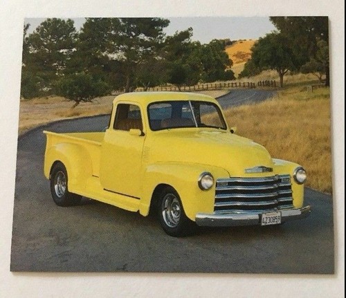 1950 yellow chevrolet pickup - yellow,
