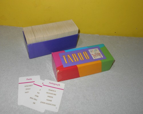1989 milton bradley - 1989, taboo