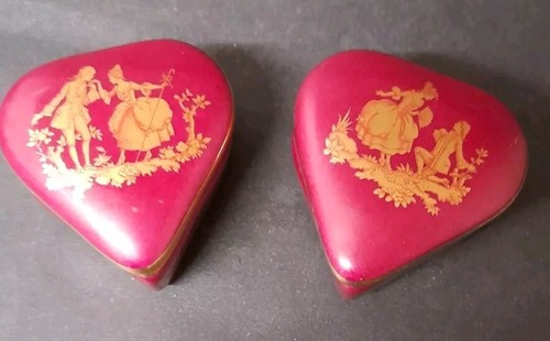 Vintage limoges trinket boxes