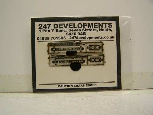 4mm scale etch plates - scale, 9000