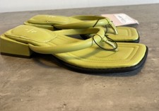 Ladies Sandals Size 5 Green Small Heel New By TU new With tags