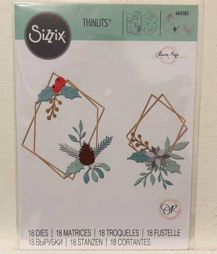 Sizzix die set olivia - olivia, rose