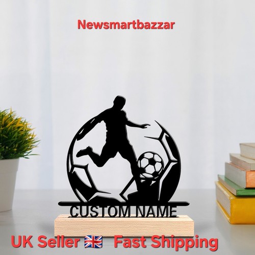 Custom football player - player, metal