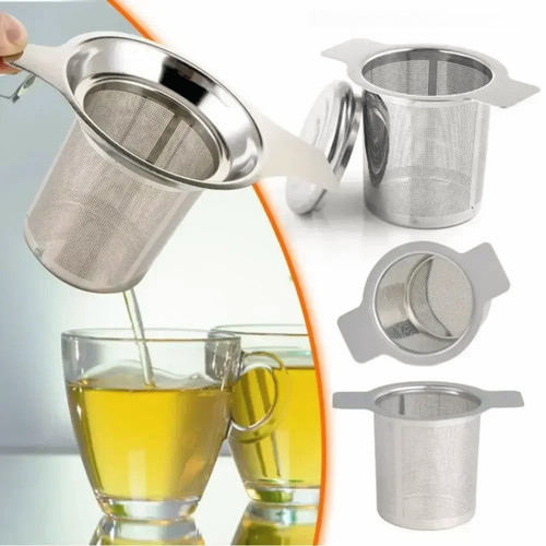 Stainless steel mesh tea - steel,