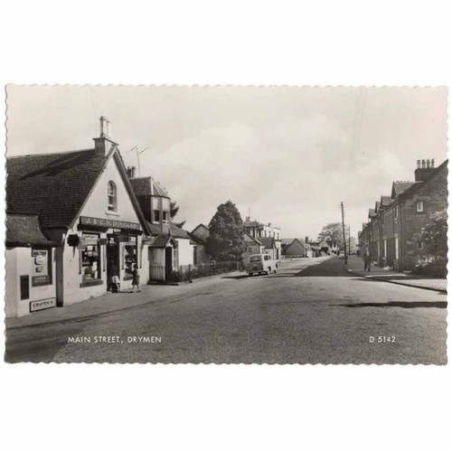 Drymen main street showing - drymen,