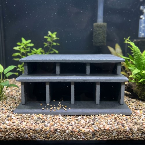 Natural slate aquarium cave - natural,