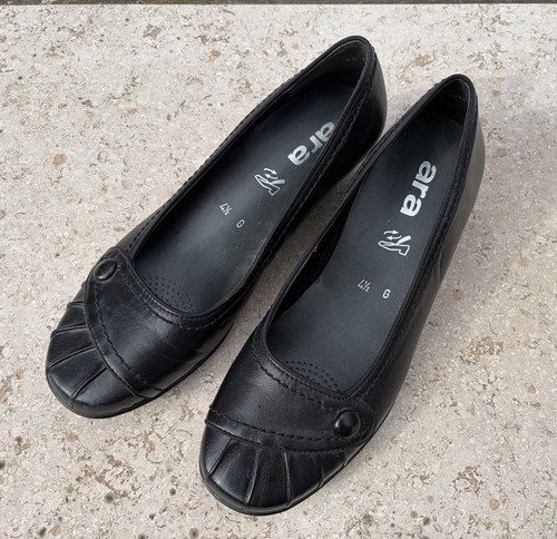 Ladies black leather vintage - ladies,