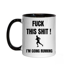 Funny Running Mug Male, Gifts For Runners, Novelty Mug, Male Jogger Gift