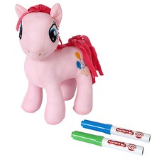 Brand New My Little Pony 20cm Scribble Me PINKIE PIE Soft Toy