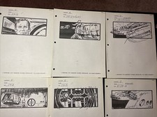  STAR TREK movie props 1979 Motion Picture STORYBOARDS  production art !  x1