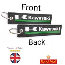 Kawasaki Keyring Key Chain Tag Strap Ninja 650 ZX10 300 125 *CHEAPEST PRICE*