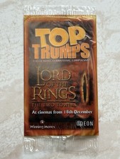 Top Trumps - Lord of the Rings Two Towers - The Balrog Super Trump - Sealed New