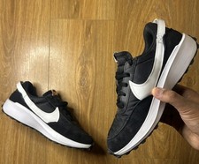 Nike Waffle Debut Sneaker Black White Women's Size 6 Shoes Running DH9523-002