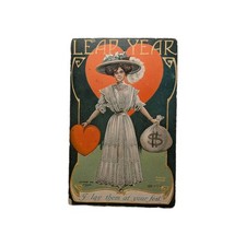 Antique Leap Year Postcard –