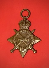 1914-1915 WW1 Star British Campaign Medal France & Belgium Original Collectible