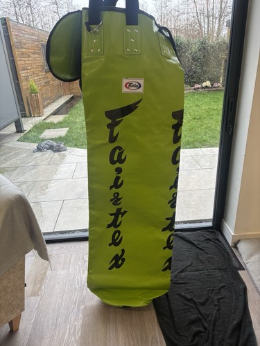 6ft fairtex green punch bag - 6ft,
